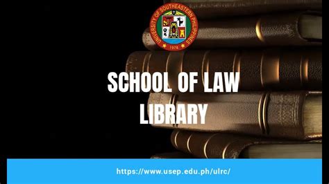Usep School Of Law Library Video Presentation 2020 Youtube
