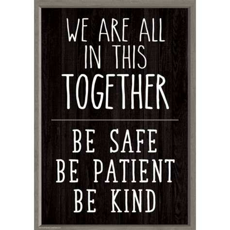 We Are All In This Together Positive Poster Tcr7512 Teacher Created