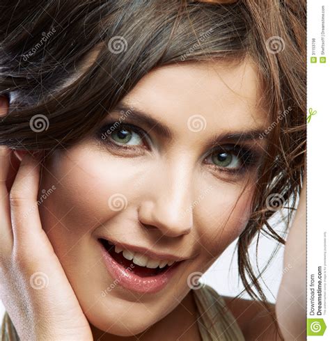 Beauty Woman Face Close Up Portrait Royalty Free Stock Photos Image