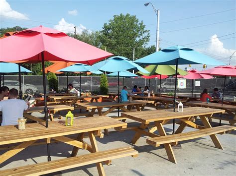 A small food truck park and community green space called triton yards recently opened on sylvan road in the southwest atlanta neighborhood of capitol view. Atlanta Food Truck Park & Market