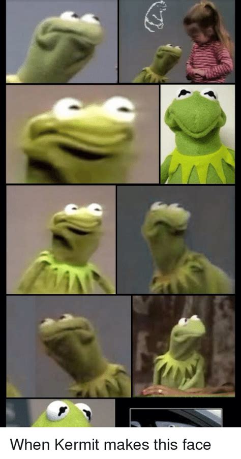 When Kermit Makes This Face Funny Meme On Meme