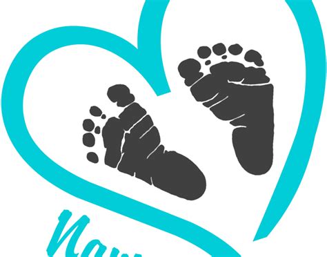 Free Baby Footprint Clipart Baby Footprint In Heart Transparent
