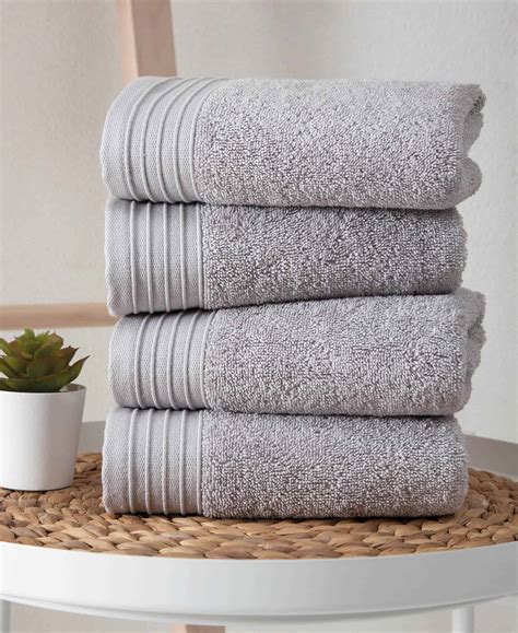Organic Collection 100 Turkish Cotton 4 Pc Hand Towels Ozan