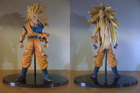 Une petite sculpture qui ne manque pas de détails, simple mais efficace, très dynamique qui plaira aux fans de dragon ball. Super saiyan3 son gokou collectable figurine - Dragon Ball ...