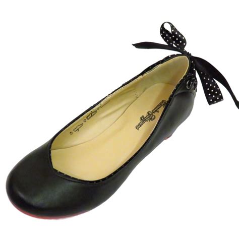 Womens Vintage 50s Style Pin Up Jive Rockabilly Kitten Heel Shoes Pumps