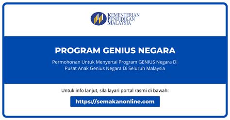 Ini peluang anda untuk belajar oversea. Permohonan Program GENIUS Negara KPM Untuk Anak Bawah 4 Tahun