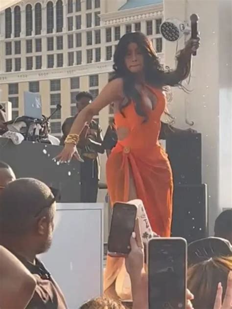 Microphone Hurled By Cardi B After Fan Threw Drink Sells On EBay For