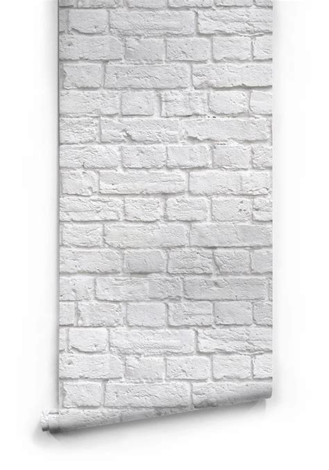 Soft White Bricks Boutique Faux Wallpaper Diseño De Milton And King