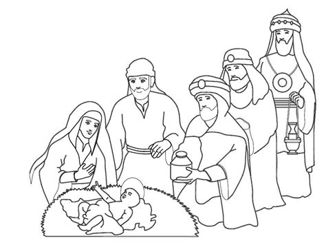 Religion Catolica Wise Men Free Coloring Pages New Testament Male