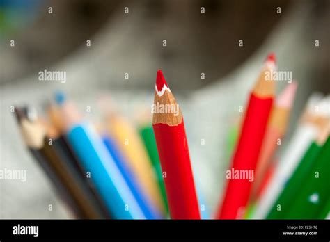 A Lot Of Colorful Pencils Stock Photo Alamy