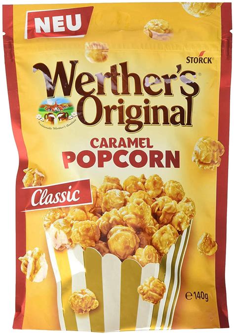 Werthers Original Caramel Popcorn Classic Caramel 140g Uk