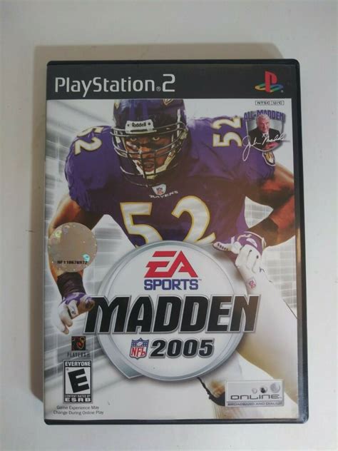 Madden Nfl 2005 Ps2 For Playstation 2 Football With Manual And Case For