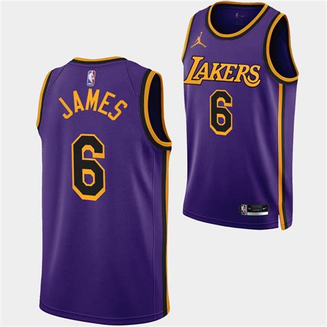 Lebron James 2022 Lakers King James Jersey Purple