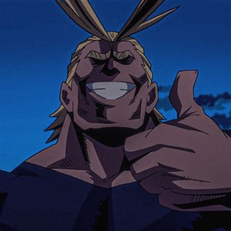 E L All Might Icons Anime Character Art My Hero Academia