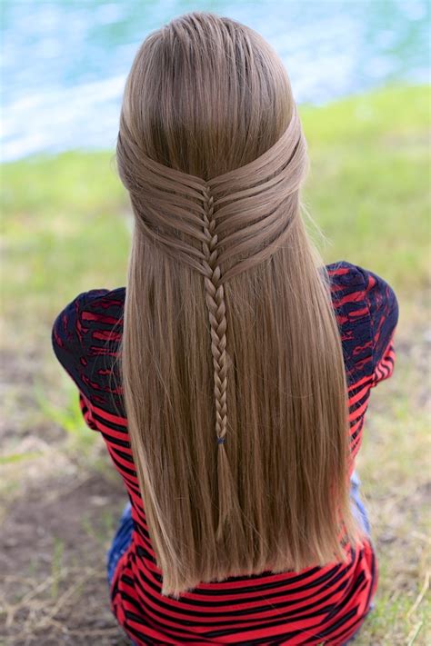 Mermaid Half Braid Hairstyles For Long Hair Cute Girls Hairstyles
