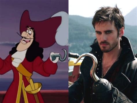 Once Upon A Time Characters Vs Their Animated Versions