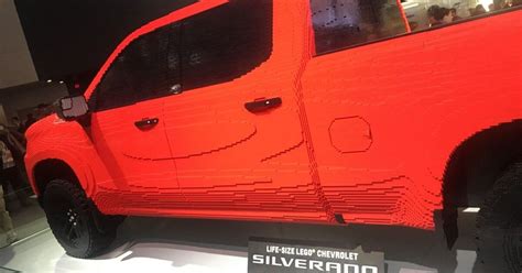 Chevrolet To Unveil Its First Ever Life Size Lego Silverado At Detroit