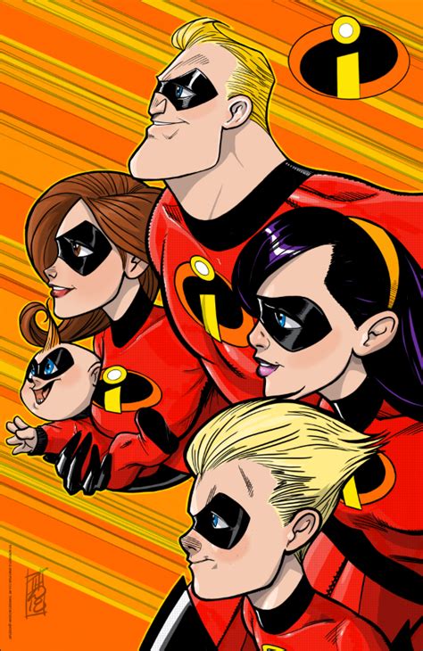 The Incredibles By Hodges Art On Deviantart The Incredibles Disney Fan Art Disney Incredibles