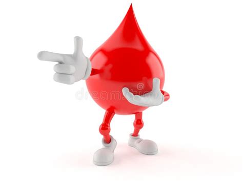 Blood Drop Character Stock Illustration Illustration Of Medicine