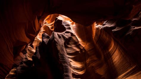 Download Wallpaper 1920x1080 Canyon Cave Layers Dark Surface Full Hd Hdtv Fhd 1080p Hd
