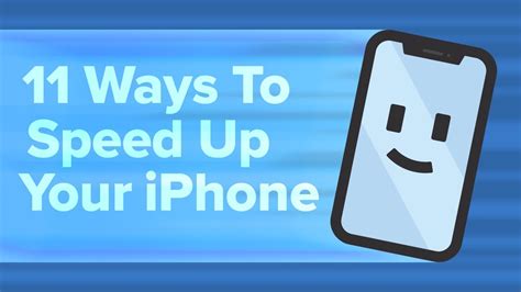11 Ways To Speed Up Your Iphone Youtube