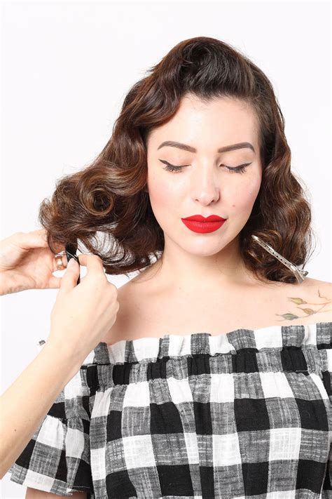 Retro Waves Vintage Hairstyle Tutorial 1950s Hairstyles For Long Hair