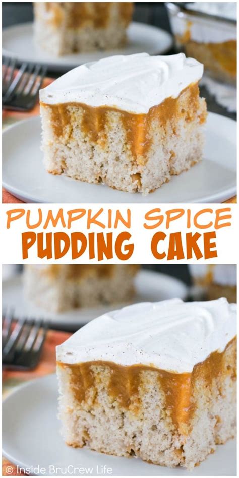 Pumpkin Spice Pudding Cake