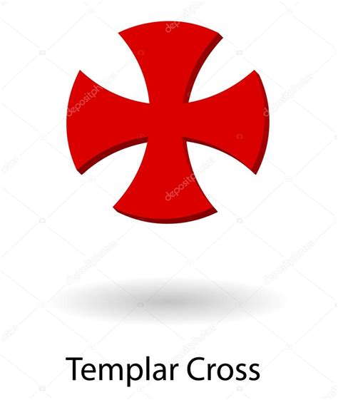 Símbolo De Cruz Templar — Vetor De Stock © Maxterdesign 86710690