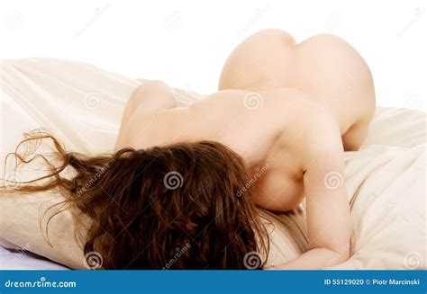 Evrensel Küçük kelebek Şehir merkezi nude woman lying on bed Boş