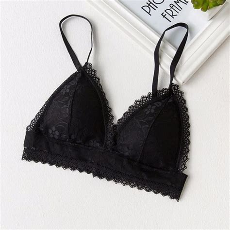 2017 New Arrival Sexy Women Casual Lace Floral Bralette Sexy Triangle Unpadded Bra Brassiere