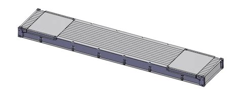 40ft Flat Rack Container Solidworks Model Thousands Of Free Cad Blocks
