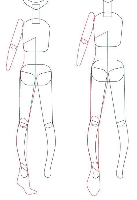 How To Draw A Doll Base Body For A Dress Up Game In Illustrator