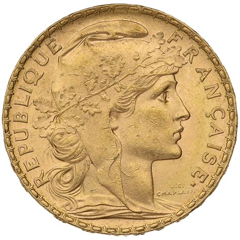 Buy 1905 Gold Twenty French Franc Coin From Bullionbypost From £35110