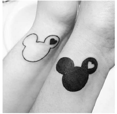 Mickey Mouse Silhouette Tattoo