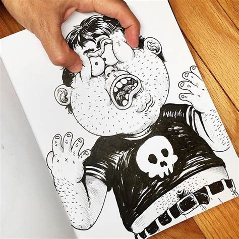 Funny Illustrations Fight With Their Own Creator Bored Panda