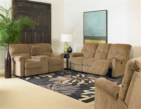 Lane Griffin Casual Griffin Double Reclining Loveseat With Drink
