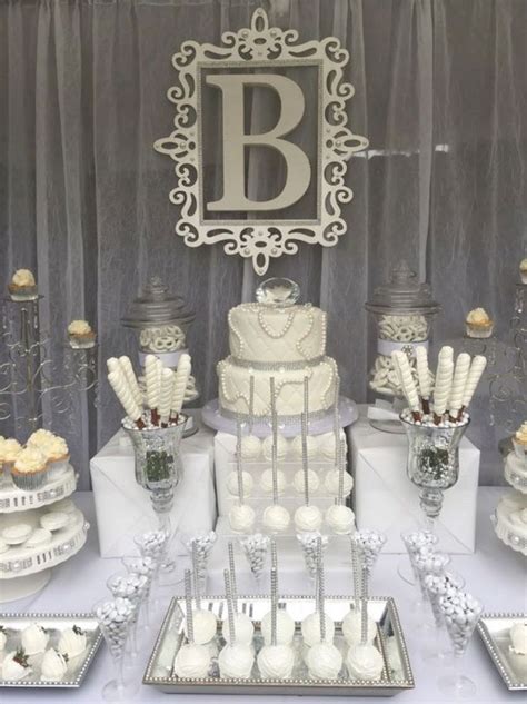 Each year on your anniversary, it's a good moment to celebrate and enjoy the memories of your life and marriage day. Diamonds and Pearls Birthday Party Decorations | White ...