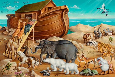 Noah And The Great Flood Noah Obeys God And Builds An Ark To Escape The Flood Genesis 6 9 9 17