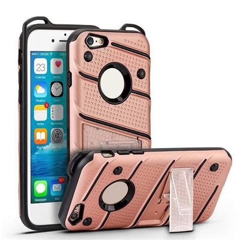 Cool Thick Iphone 7 Armor Case With Kickstand