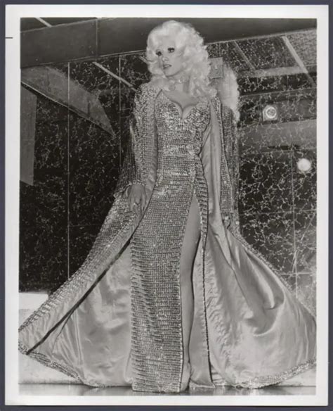 Sexy Blonde Burlesque Dancer Busty Leggy Stripper Vintage Orig Photo
