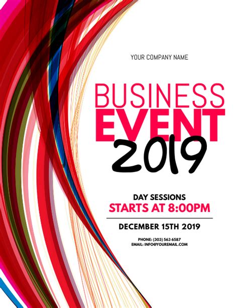 Business Event Flyer Template Postermywall