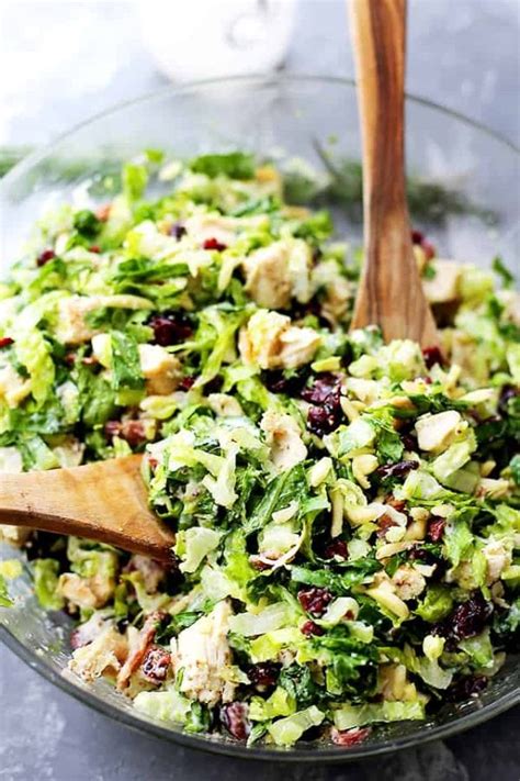 Cranberry Chicken Salad With Light Dijon Parmesan Dressing Diethood