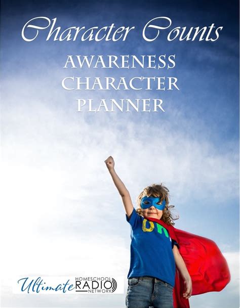 Character Counts FREE Planner | Free Homeschool Deals