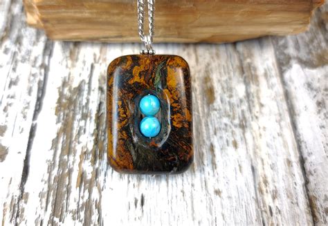 Stoney Mountain Rock With 6mm Arizona Turquoise Pea Pod Rocks