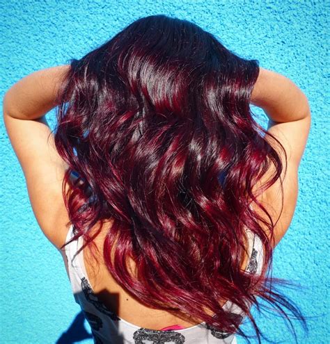 50 striking dark red hair color ideas — bright yet elegant check more at
