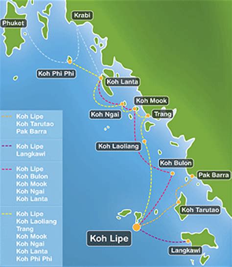 Koh Lipe Ferry MapOld Koh Lipe Green View Beach Resort Best Beach Front Bungalows In Koh Lipe