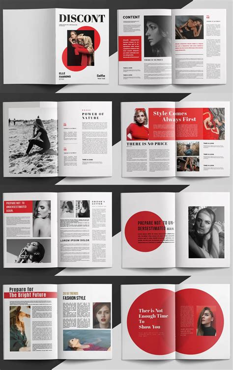 Fashion Magazine Layout InDesign Magazine Layout Book Design Layout Fashion Magazine Layout