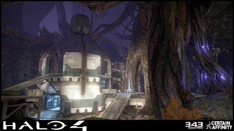 Artstation Halo 4 Abandon Multiplayer Map