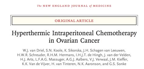 In cases like these, a stent may be placed before surgery is done. HIPEC Treatment of Patients with Peritoneal Cancer