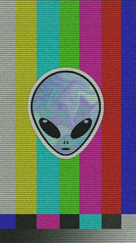 Trippy Alien Glitch Iphone Wallpaper Android Wallpaper Aesthetic